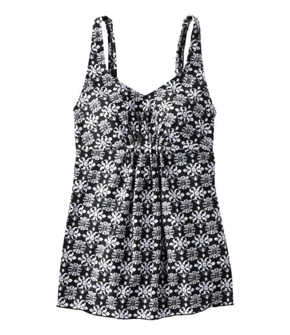 Women's Shaping Swimwear, Soft-Drape Tankini Top Print