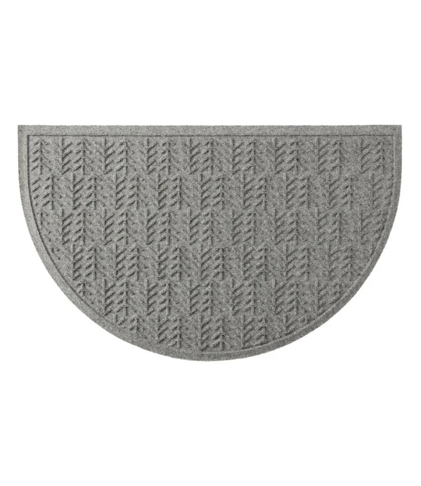 Everyspace Recycled Waterhog Doormat, Half Round, Trees