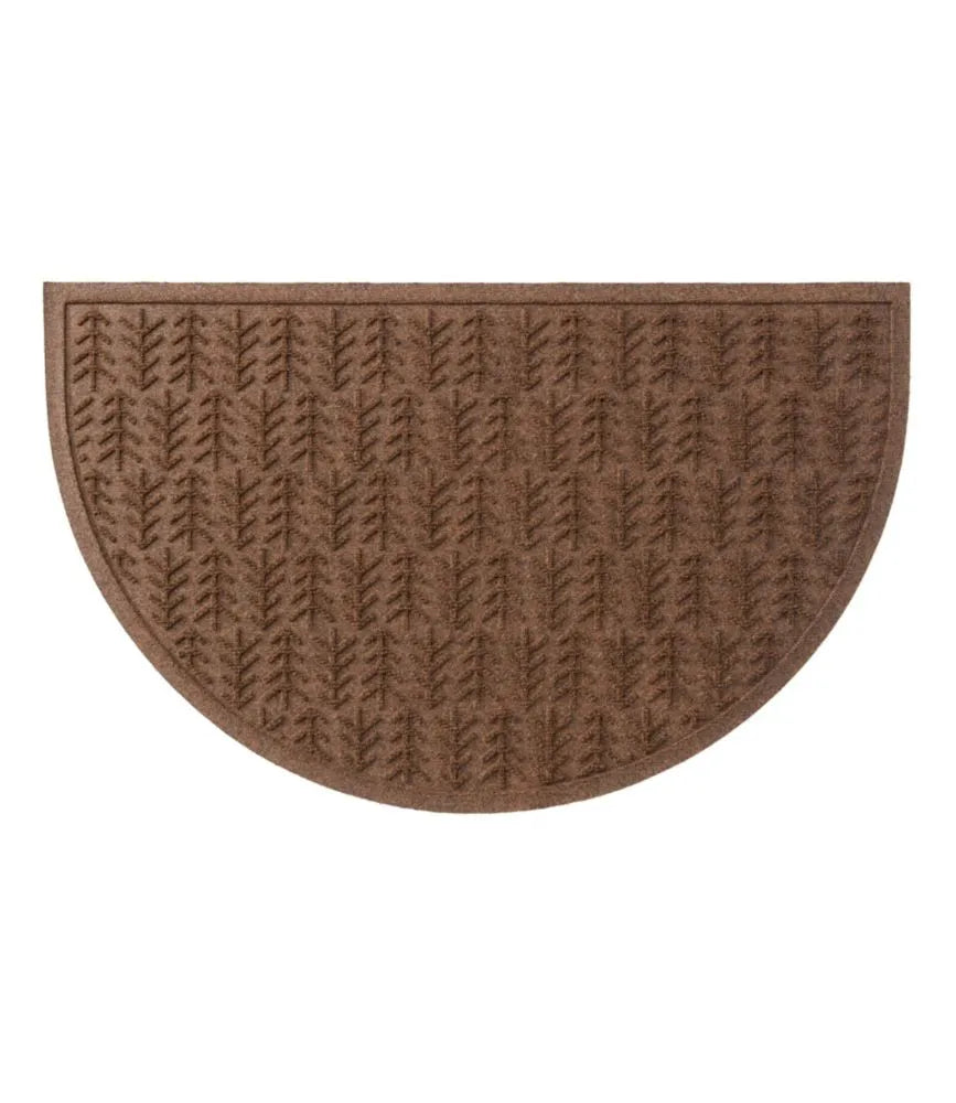 Everyspace Recycled Waterhog Doormat, Half Round, Trees