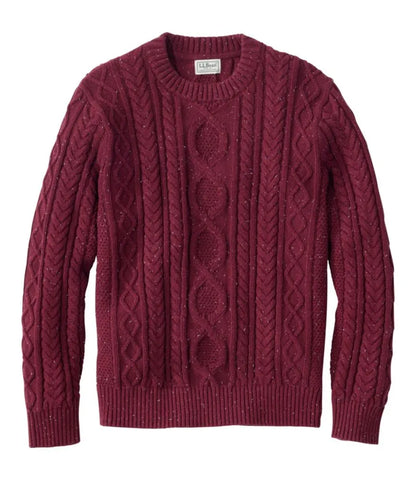 Men's Bean's Heritage Soft Cotton Fisherman Sweater, Crewneck