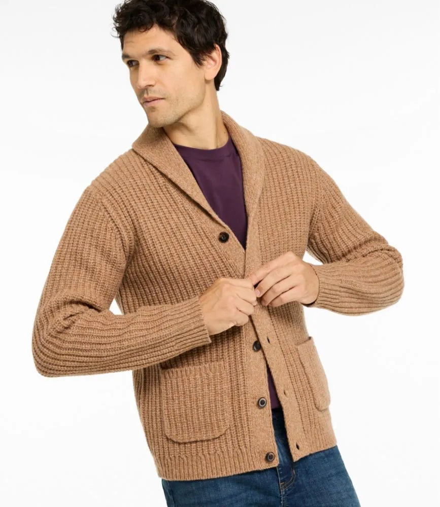 Men's L.L.Bean Classic Ragg Wool Sweater, Cardigan