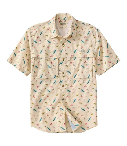 Men's Tropicwear Shirt, Short-Sleeve Print
