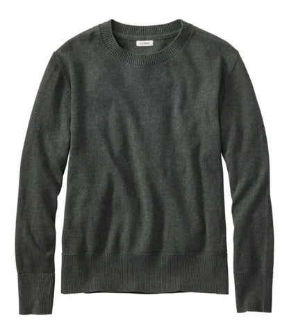 Women's Cotton/Cashmere Sweater, Crewneck