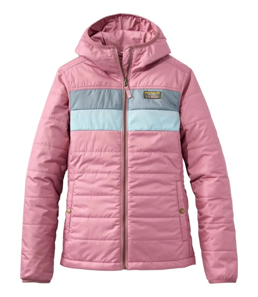 Women's Mountain Classic Puffer Hooded Jacket, Colorblock