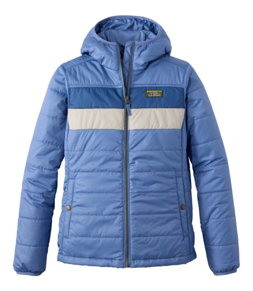Women's Mountain Classic Puffer Hooded Jacket, Colorblock