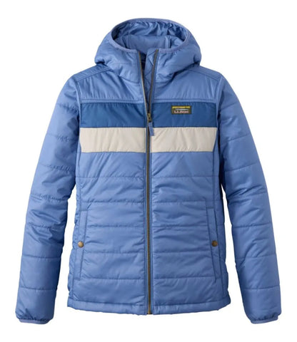 Women's Mountain Classic Puffer Hooded Jacket, Colorblock