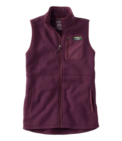 Women's L.L.Bean Sweater Fleece Long Vest