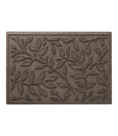 Heavyweight Recycled Waterhog Doormat, Woodland Leaf