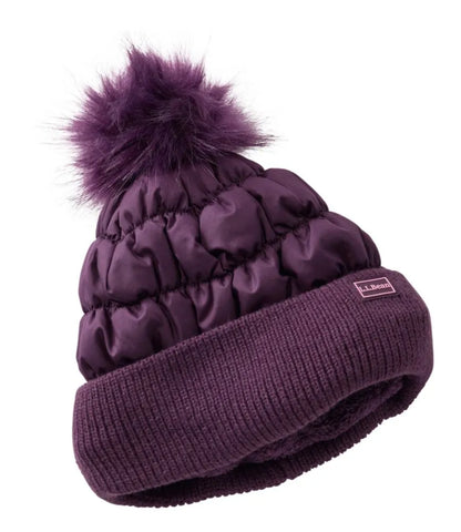 Women's Puffer Pom Hat