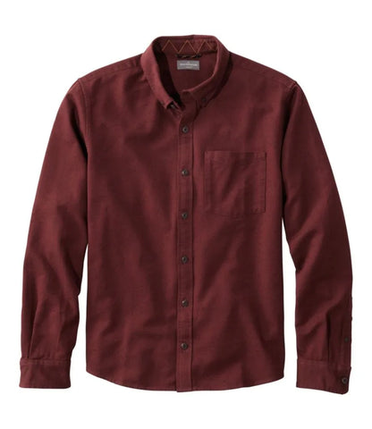 Men's Signature Donegal Woven Shirt, Long-Sleeve