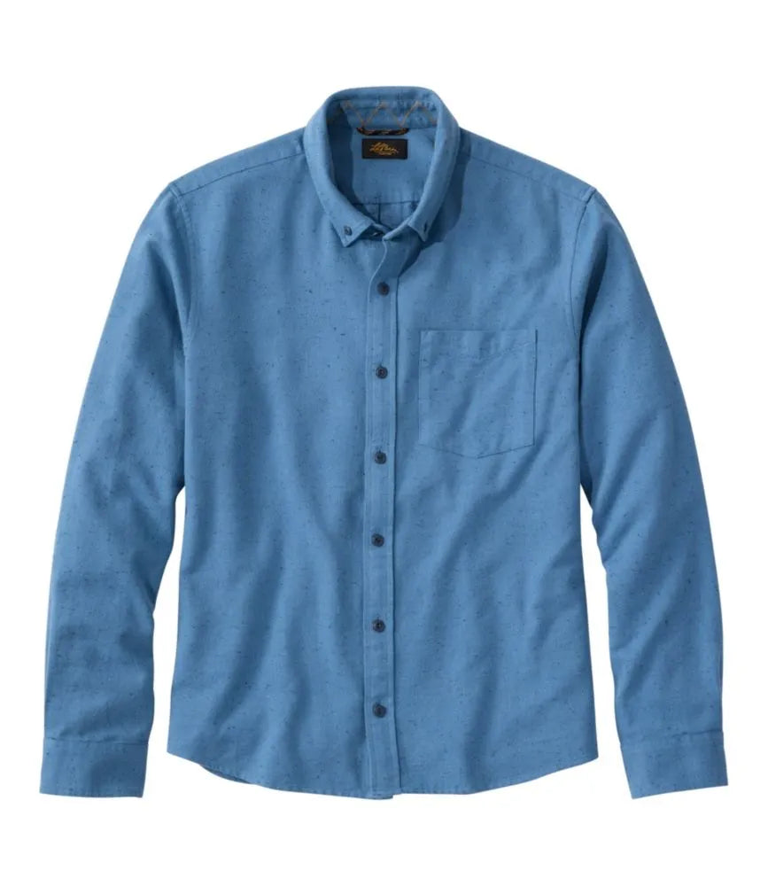 Men's Signature Donegal Woven Shirt, Long-Sleeve