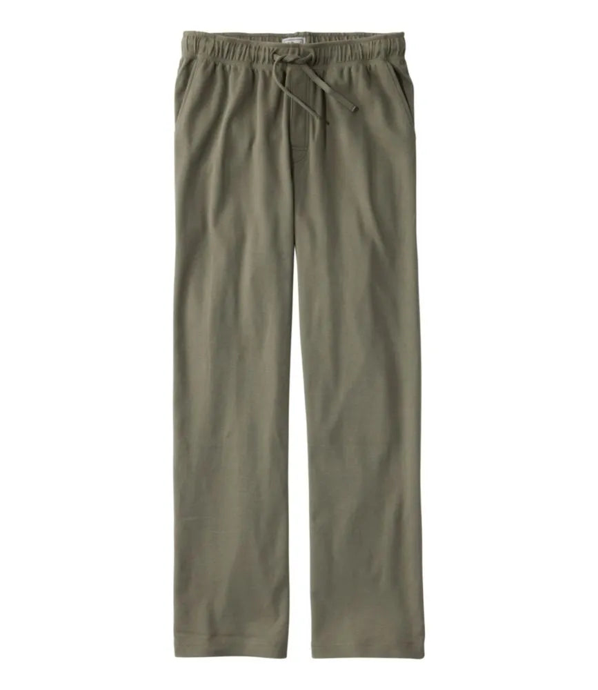 Men's Bean's Cotton Knit Pajamas, Sleep Pants
