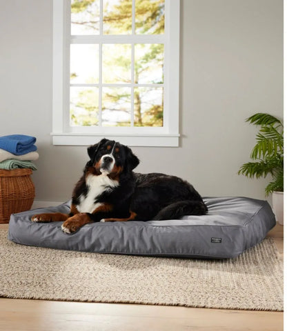 Premium Denim Dog Bed, Rectangular