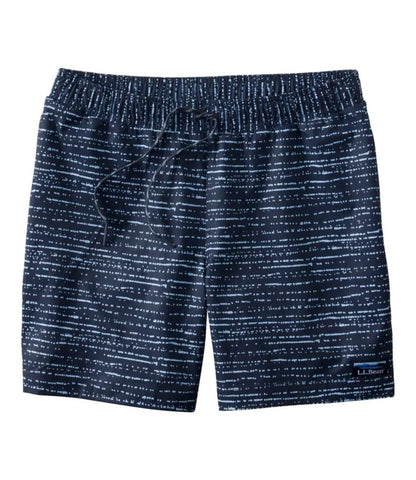 Men's Vacationland Stretch Swim Trunks, Print, 6"