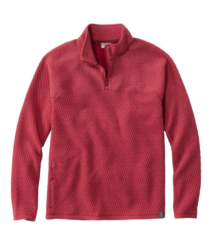 Men's Ridgeknit Pullover, Quarter-Zip