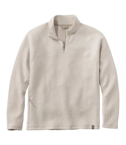 Men's Ridgeknit Pullover, Quarter-Zip
