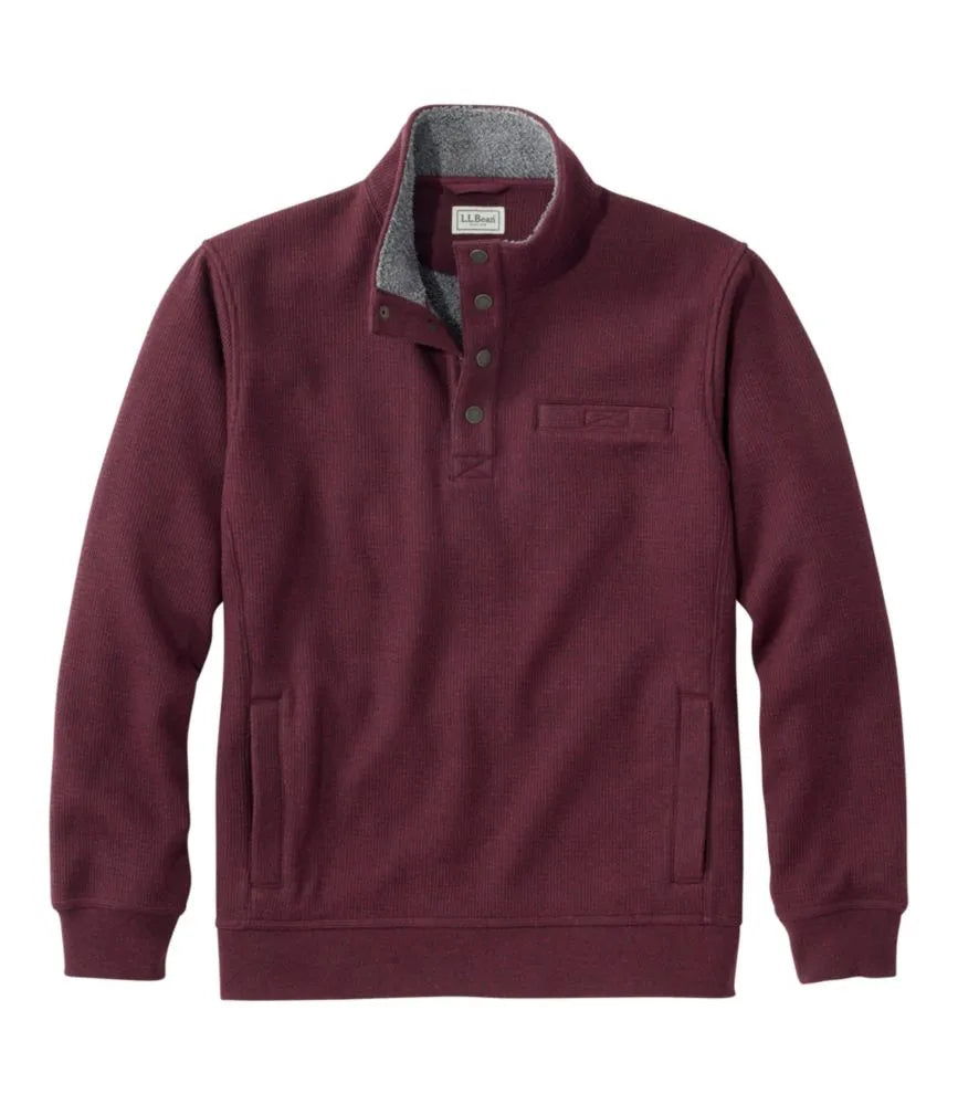 Men's Katahdin Iron Works Bonded Waffle Fleece, Mockneck