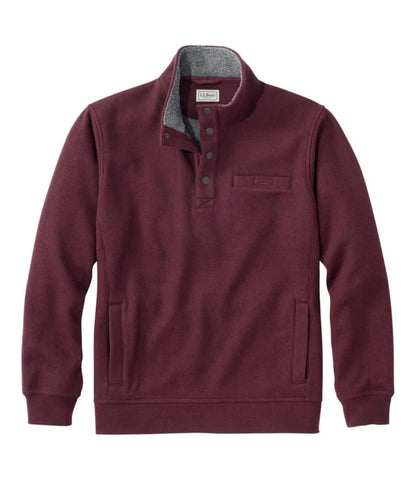 Men's Katahdin Iron Works Bonded Waffle Fleece, Mockneck