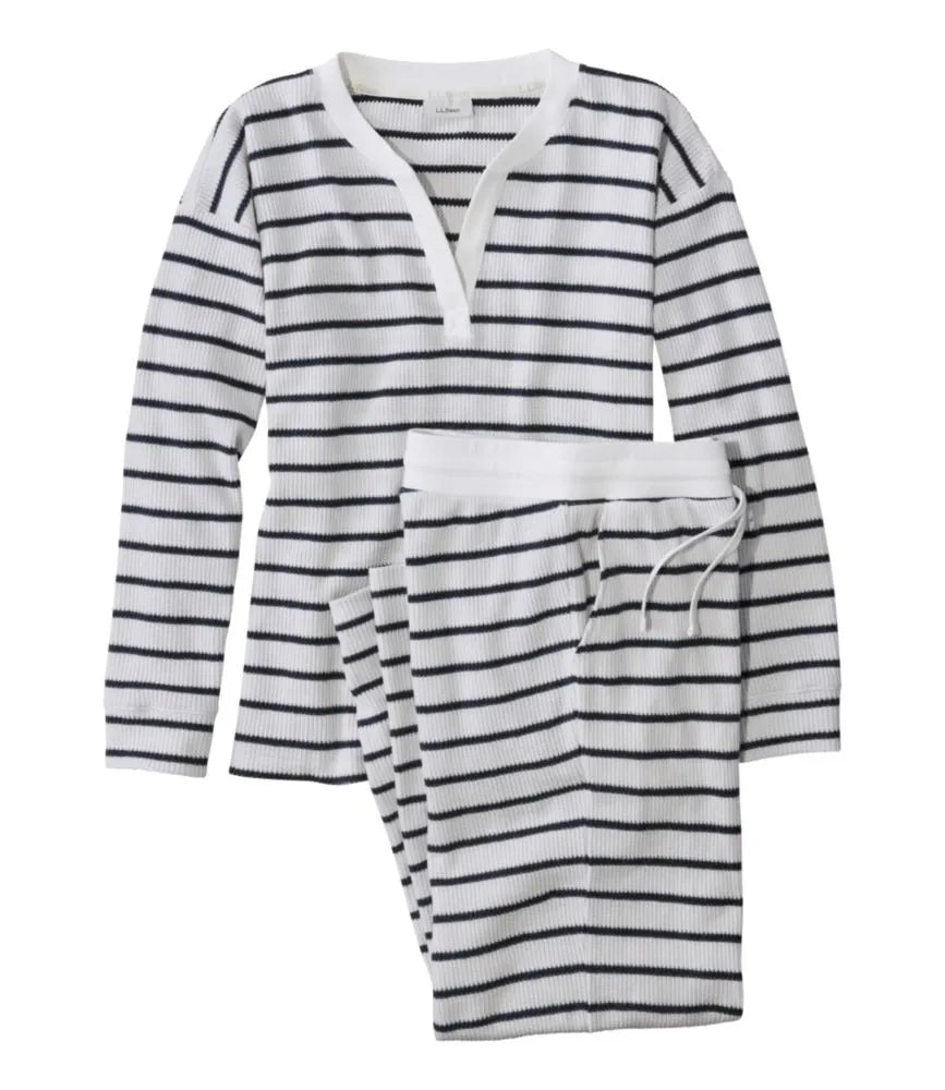 Women's Soft Waffle Sleep Set