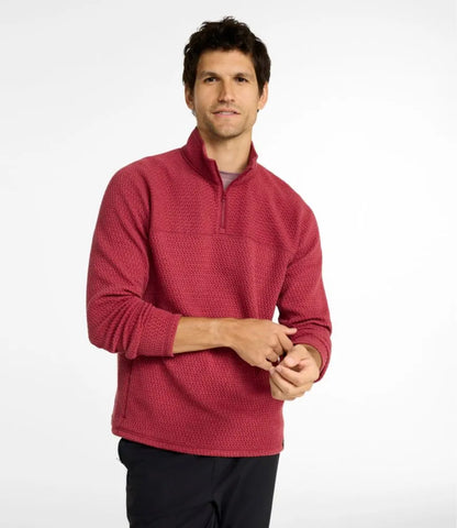 Men's Ridgeknit Pullover, Quarter-Zip