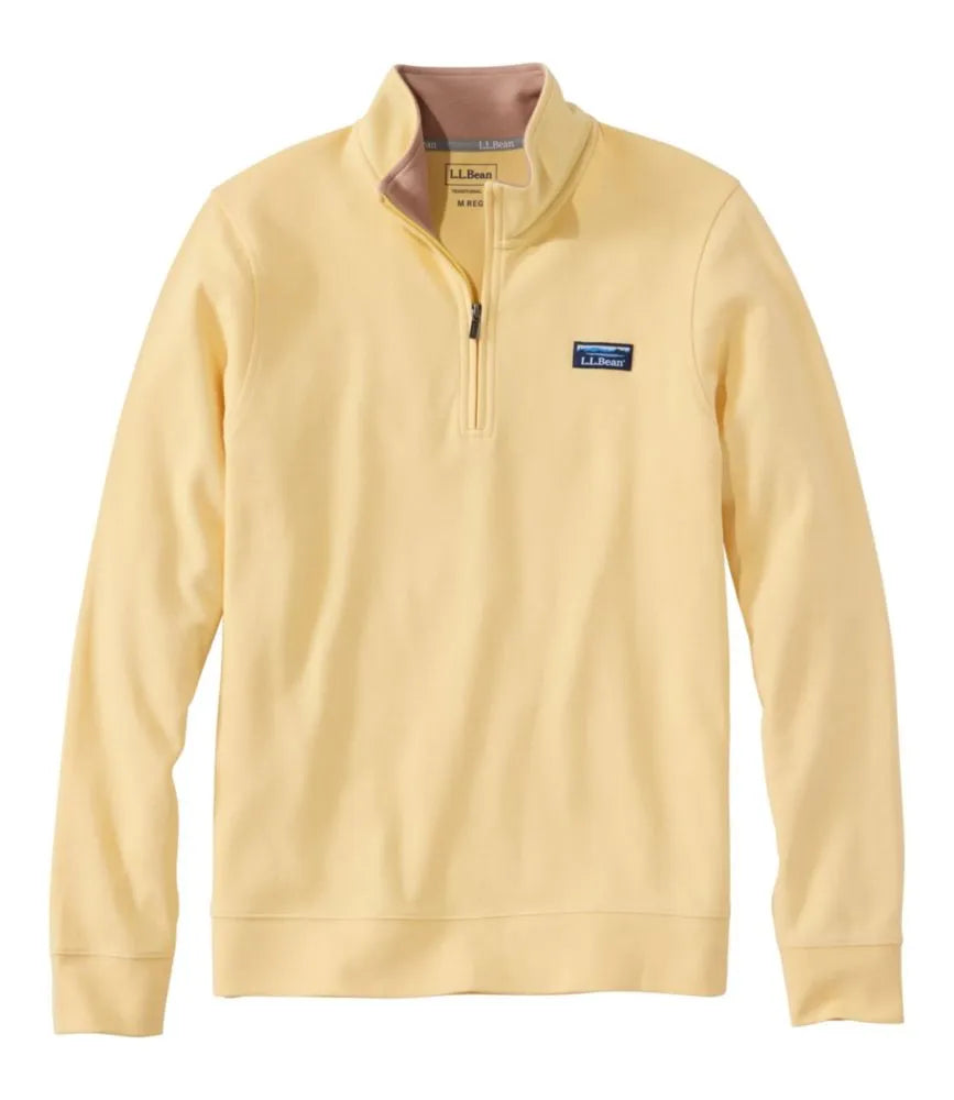Men's Comfort Stretch Performance® Piqué, Quarter-Zip Pullover