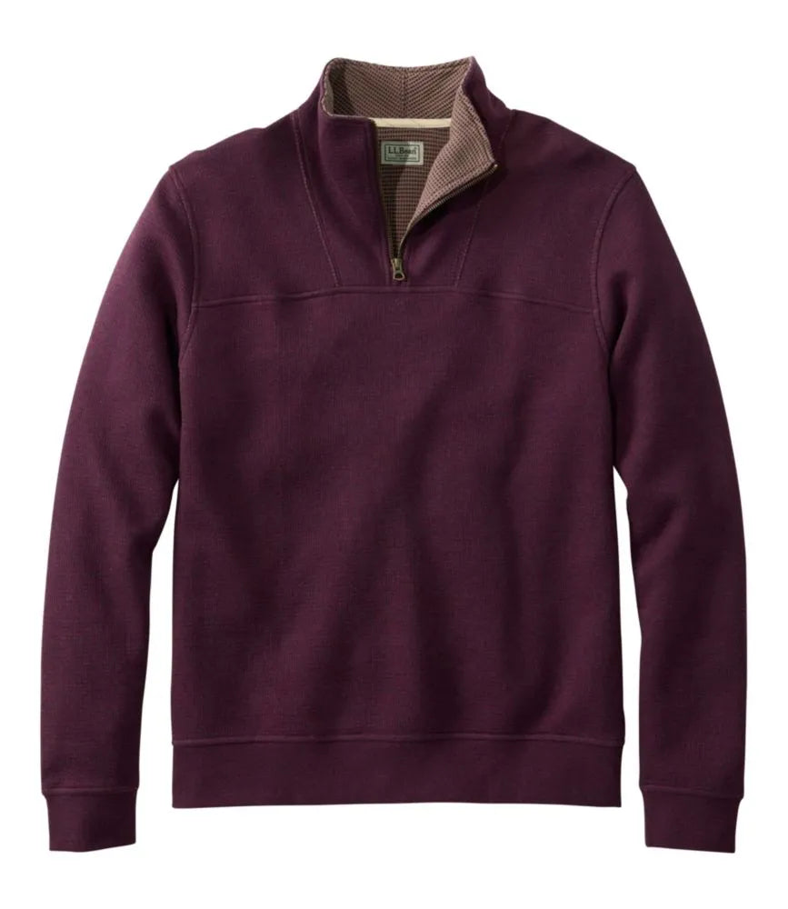 Men's All Seasons Textured Sweats, Quarter-Zip