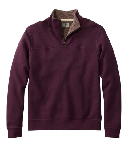 Men's All Seasons Textured Sweats, Quarter-Zip