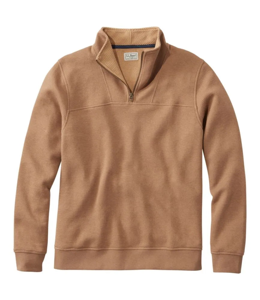 Men's All Seasons Textured Sweats, Quarter-Zip