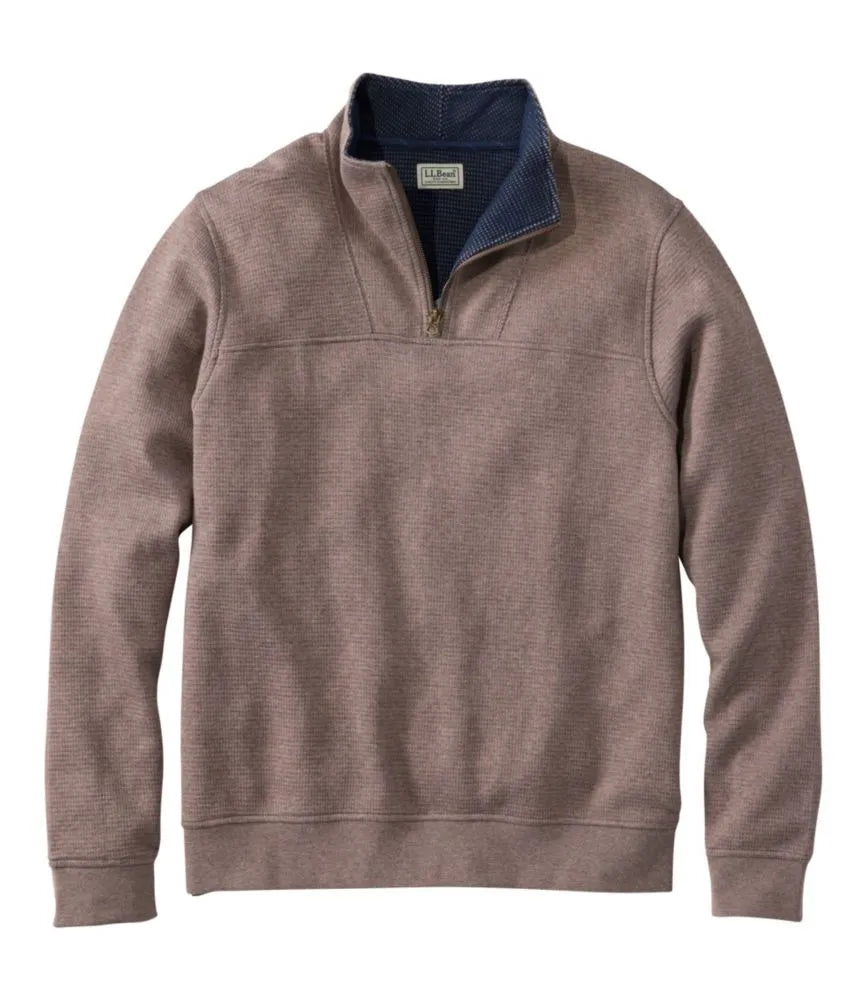 Men's All Seasons Textured Sweats, Quarter-Zip