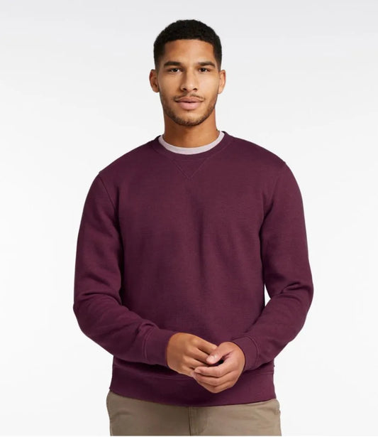Men's All Seasons Textured Sweats, Crewneck