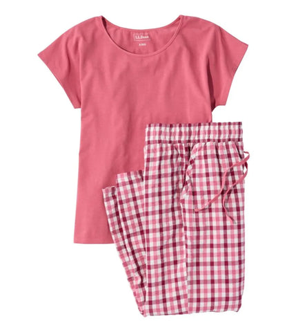 Women's Bean's Seacoast Seersucker Pajama Pant Set