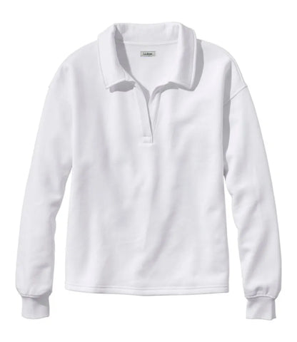 Women's Sunwashed Sweats, Splitneck Polo