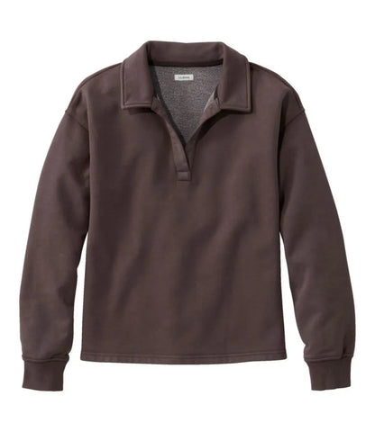 Women's Sunwashed Sweats, Splitneck Polo