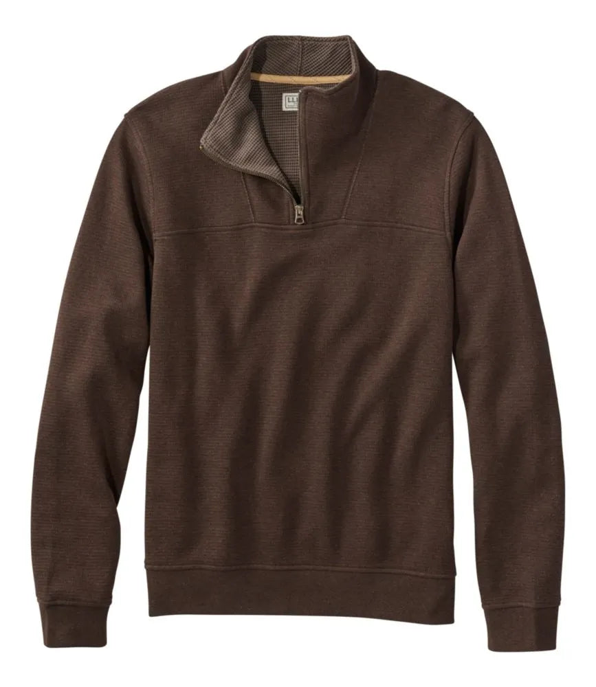 Men's All Seasons Textured Sweats, Quarter-Zip