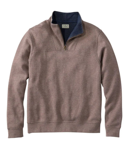 Men's All Seasons Textured Sweats, Quarter-Zip