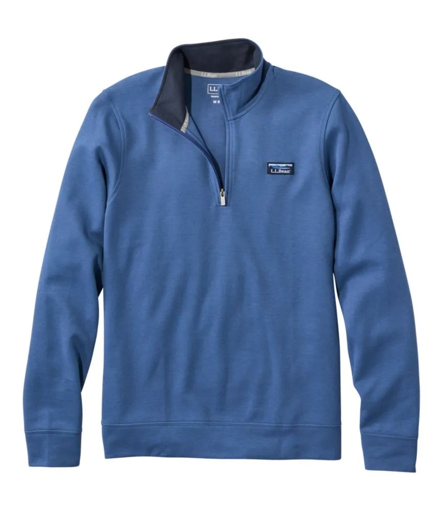 Men's Comfort Stretch Performance® Piqué, Quarter-Zip Pullover