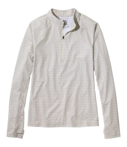 Women's Access Trail Pullover, Long-Sleeve Quarter-Zip Print