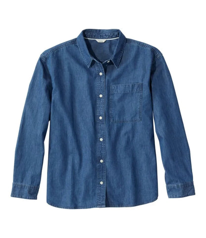 Women's L.L.Bean Denim Boyfriend Shirt