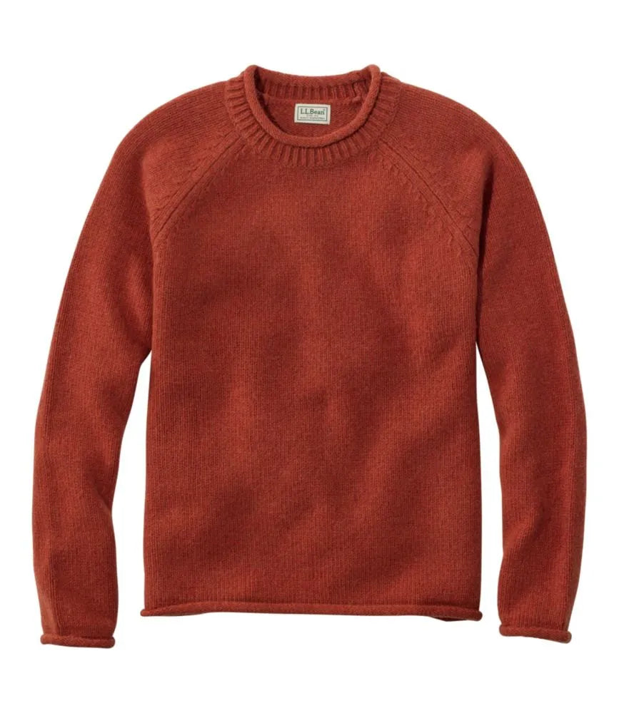 Men's Bean's Classic Ragg Wool Sweater, Rollneck