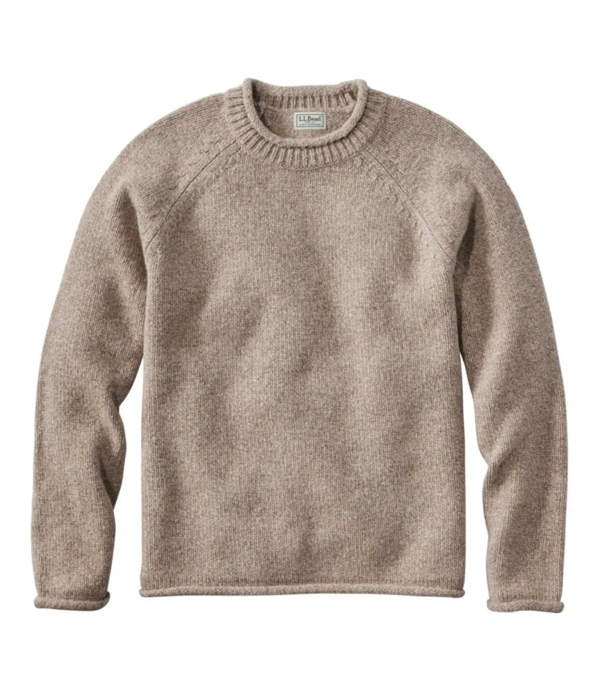 Men's Bean's Classic Ragg Wool Sweater, Rollneck