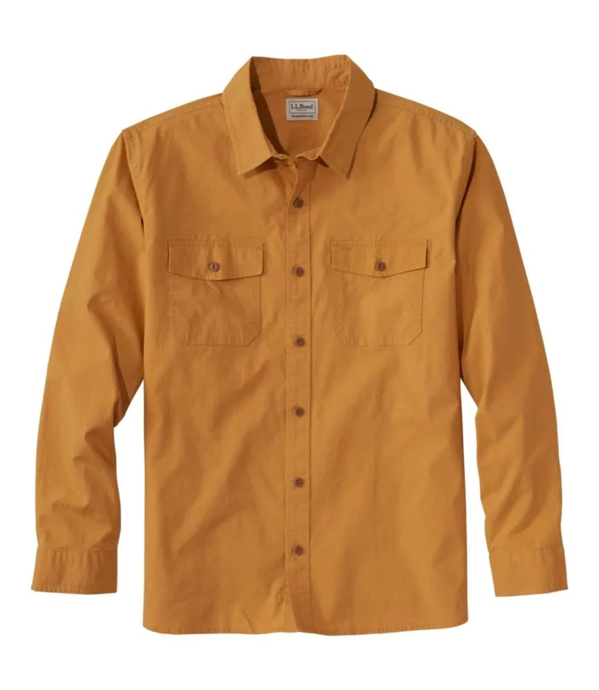 Men's Riverton Ripstop Shirt, Long-Sleeve, Traditional Untucked Fit