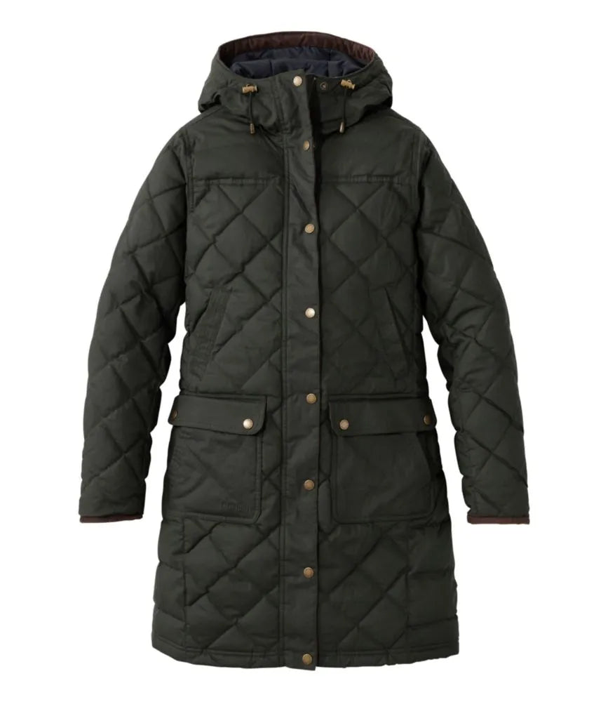 Women's Upcountry Waxed Down Hooded Coat