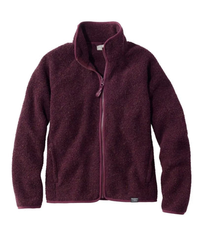 Women's All Season Wool Fleece Full-Zip Jacket