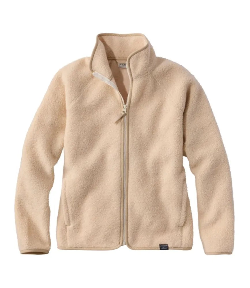 Women's All Season Wool Fleece Full-Zip Jacket