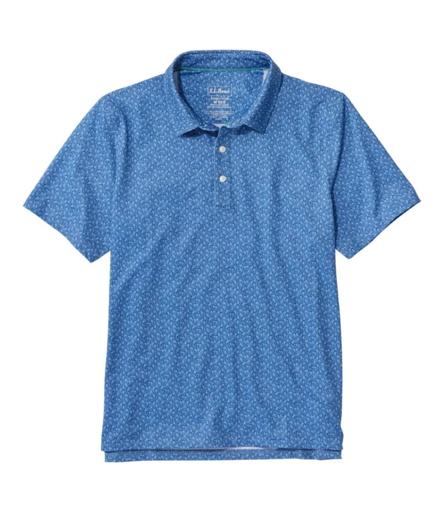 Men's Comfort Stretch Performance® Party Polo, Slightly Fitted, Short-Sleeve, Print