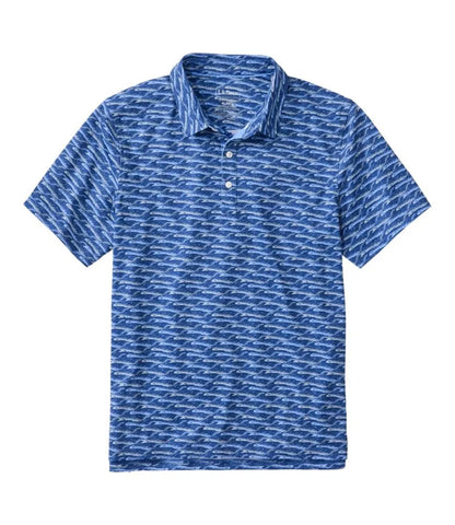 Men's Comfort Stretch Performance® Party Polo, Slightly Fitted, Short-Sleeve, Print