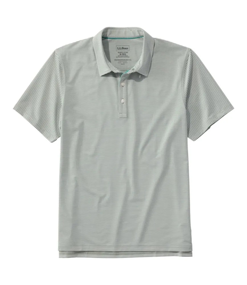 Men's Comfort Stretch Performance® Party Polo, Slightly Fitted, Short-Sleeve, Stripe