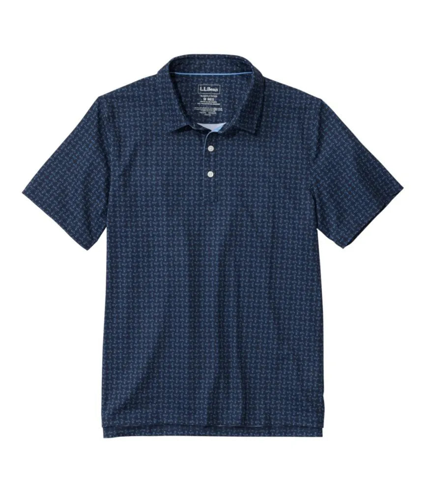 Men's Comfort Stretch Performance® Party Polo, Slightly Fitted, Short-Sleeve, Print
