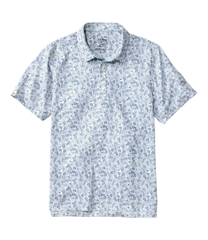 Men's Comfort Stretch Performance® Party Polo, Slightly Fitted, Short-Sleeve, Print