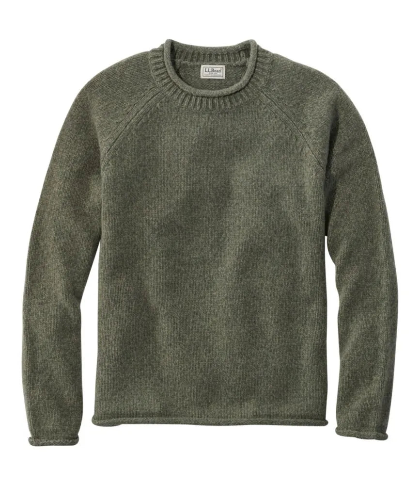 Men's Bean's Classic Ragg Wool Sweater, Rollneck